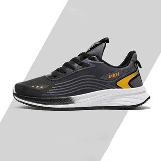 Giày Nam Sneaker Thể Thao - Giày chạy bộ, giày tập SPISO A0216 Màu Đen phong cách trẻ đế êm chân
