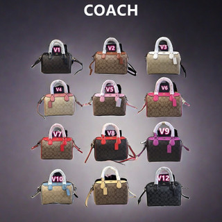100% chính hãng （Miễn phí vận chuyển）Coach F58312 Túi gối Boston cổ điển