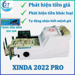 Máy đếm tiền XD 2022 phát hiện tiền khác loại, tiền không thật, phiên bản mới, hợp túi tiền, bảo hành 18 tháng