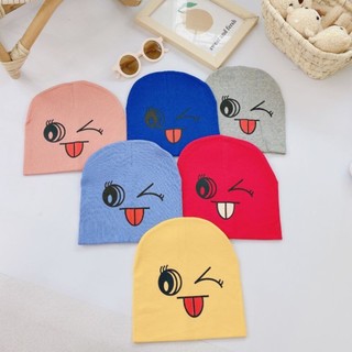 (Mã xả 05) Set 02 Mũ thun cotton  cho bé chất mềm mại dễ chịu (3-12 tháng)