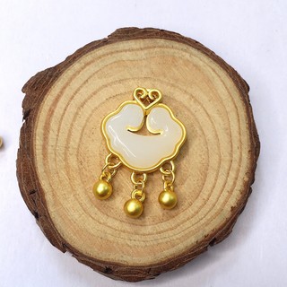 Charm khánh treo chuông si sơn đính đá mỹ ký cao cấp
