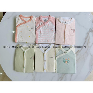 (Nhiều Mẫu) Bộ Nous cài lệch sơ sinh size newborn