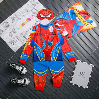 Quần áo trẻ em siêu nhân nhện chất cotton thun lạnh Herokids NHEN2202