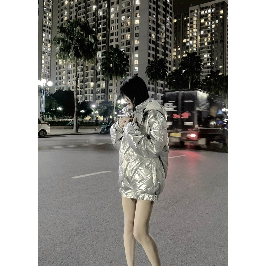 Áo Khoác Phao Bạc trendding dành cho Boy&Girl phố
