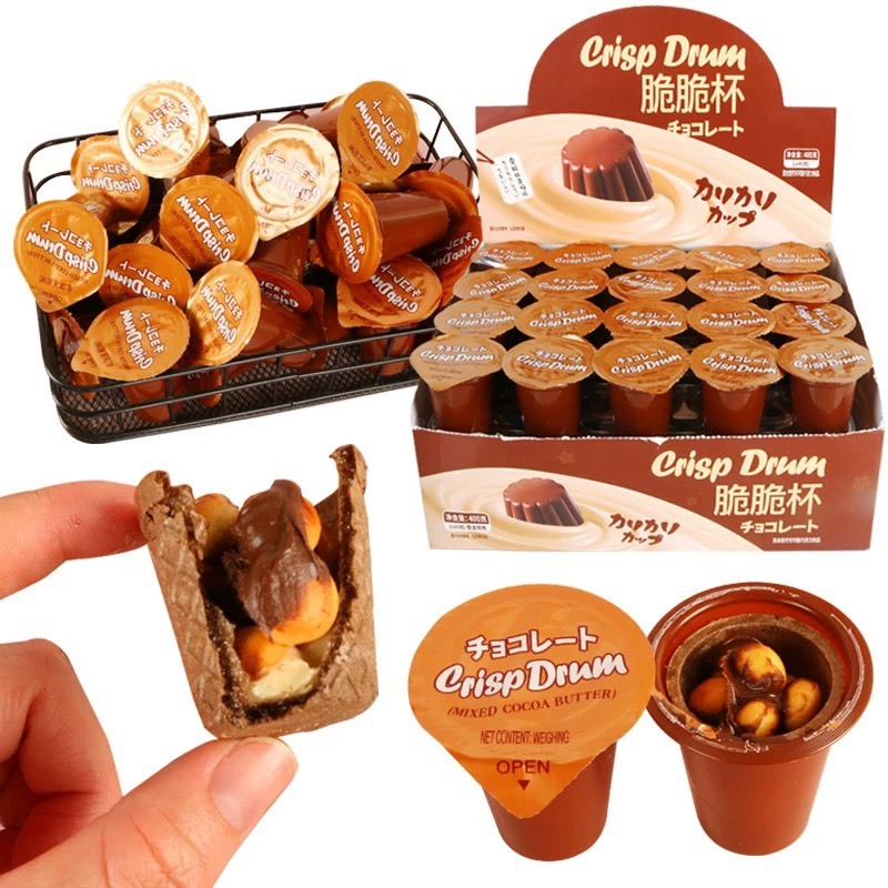Bánh ốc quế nhân socola - thùng 40 cốc