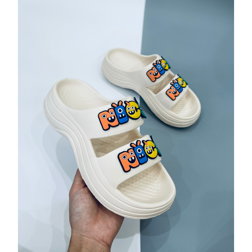 Dép quai ngang nữ, Dép lê nữ 2 quai dễ đi dễ kết hợp hack chiều cao siêu đẹp dành cho học sinh,sinh 