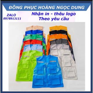 Áo gile bảo hộ lao động kỹ sư kỹ thuật, áo bảo hộ lao động kỹ sư, áo gile bảo hộ lao động 4 túi hộp cao cấp