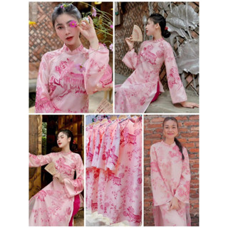 (Đặt may) Áo dài đôi Mẹ bé Nhà may Xuka handmade🪷