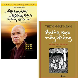 Sách - Combo 2 cuốn Không diệt không sinh - Đường xưa mây trắng