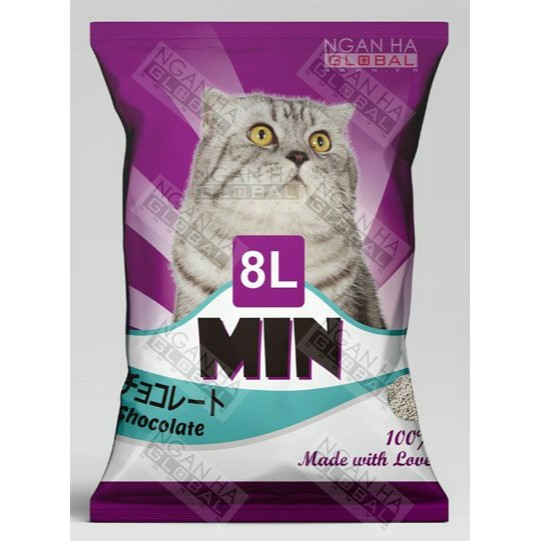 Cát Min Cát Vệ Sinh Cho Mèo Cát Nhật Túi 8L