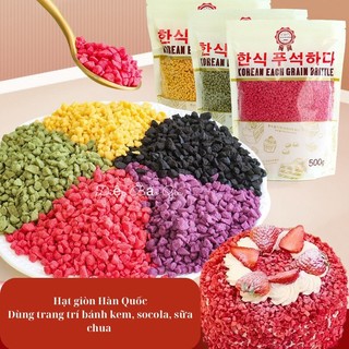 Ngũ cốc hạt giòn trang trí socola, bánh kẹo nhiều màu 500g
