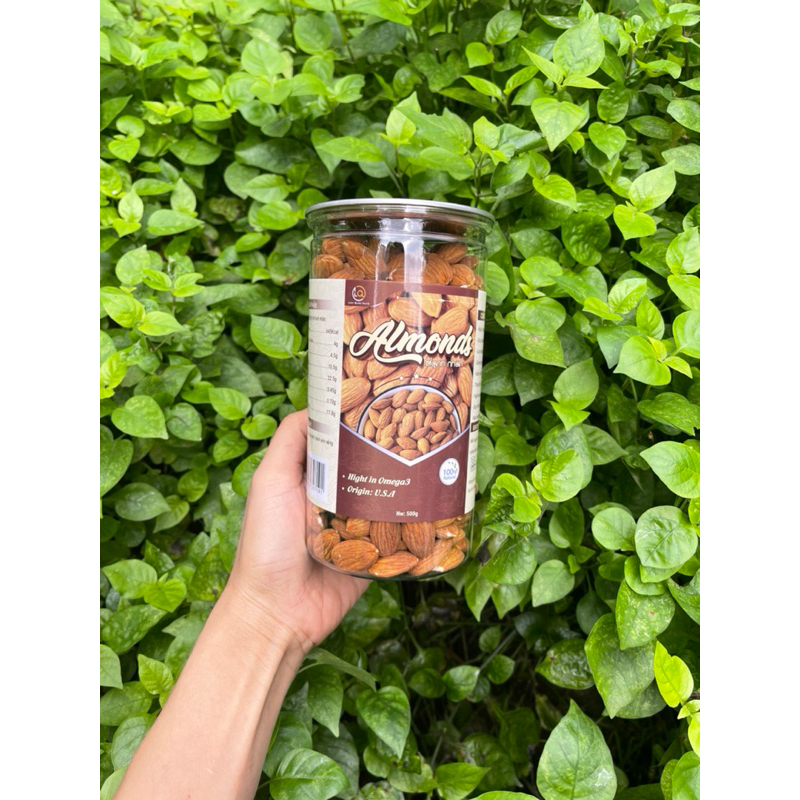 Hạt Hạnh Nhân Mỹ ( hạt sống ) túi 500g