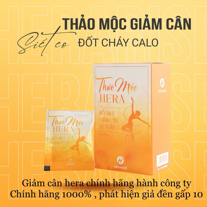 (Chính hãng 1000%) giảm cân hera plus hộp 30 viên