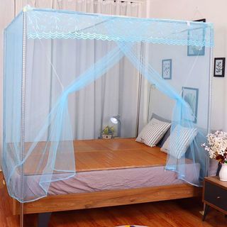 CỬA VÉN- Màn khung không khoan tường khung inox, mùng chụp chống muỗi dành cho người lớn,mùng màn trẻ em