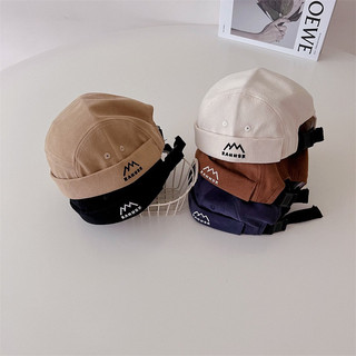 Mũ không vành beanie thêu style Nhật cho bé 52cm