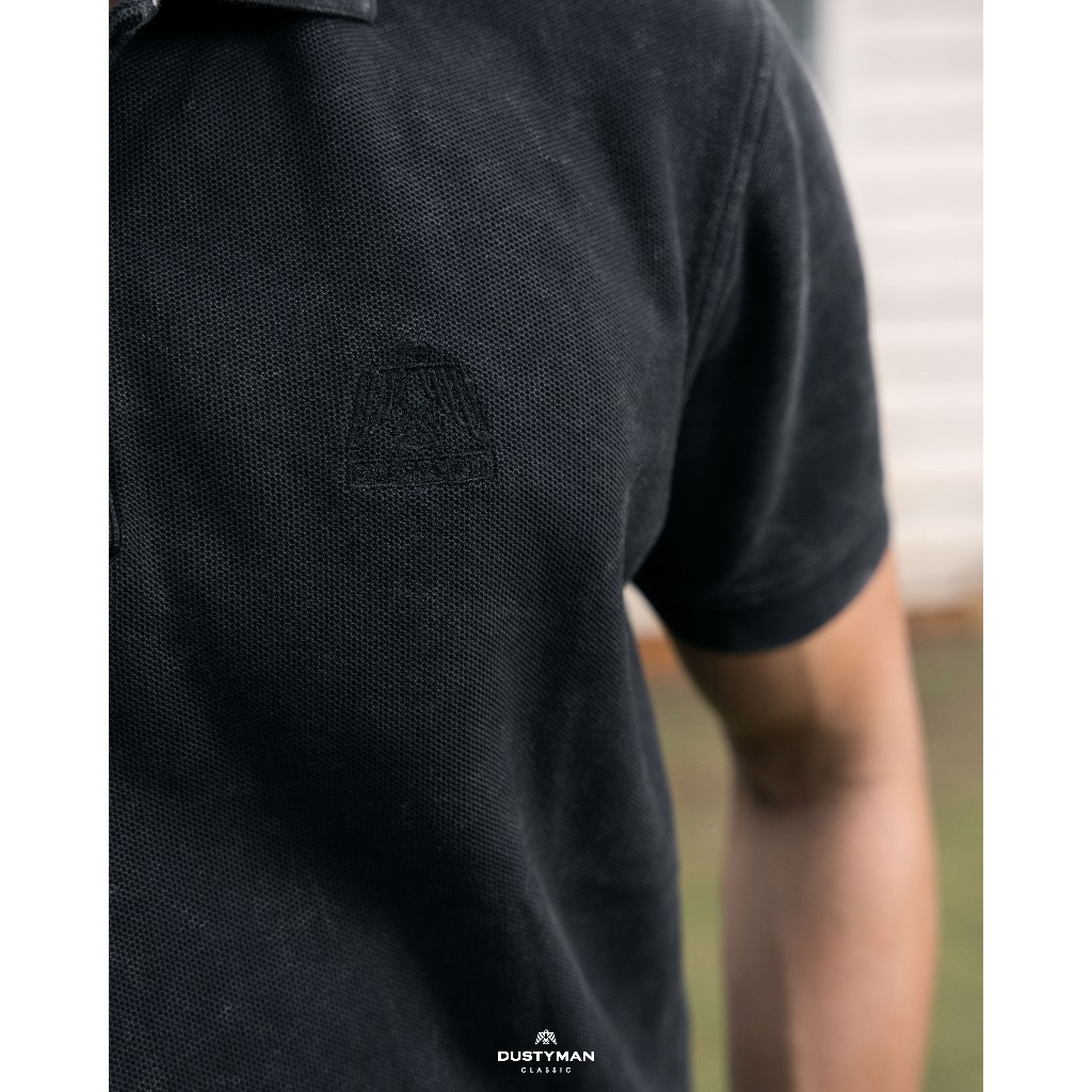 Áo Polo Nam Wash Classic Thoáng Mát DUSTYMAN - Vải cá sấu - Form Slim Fit - Retro