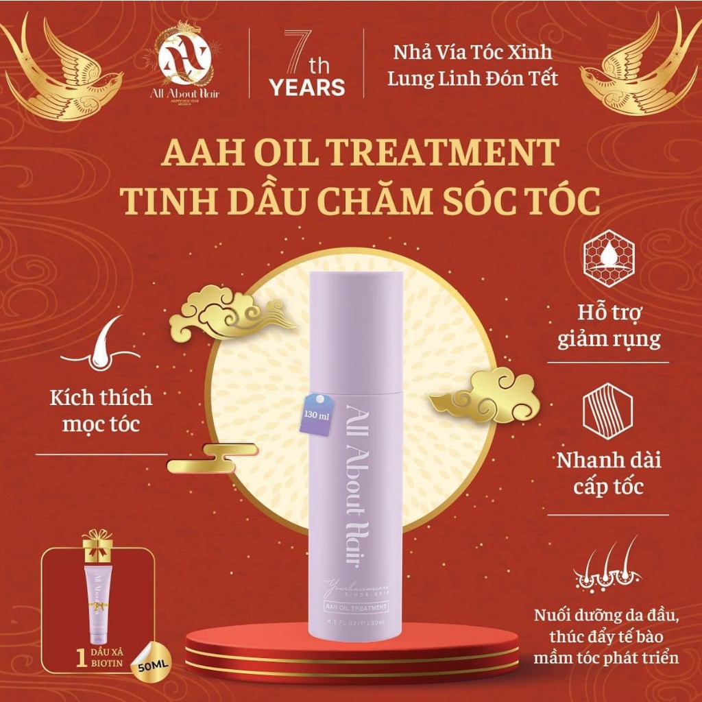 Dầu ủ OIL TREATMENT, giúp giảm rụng, kích mọc tóc nhanh