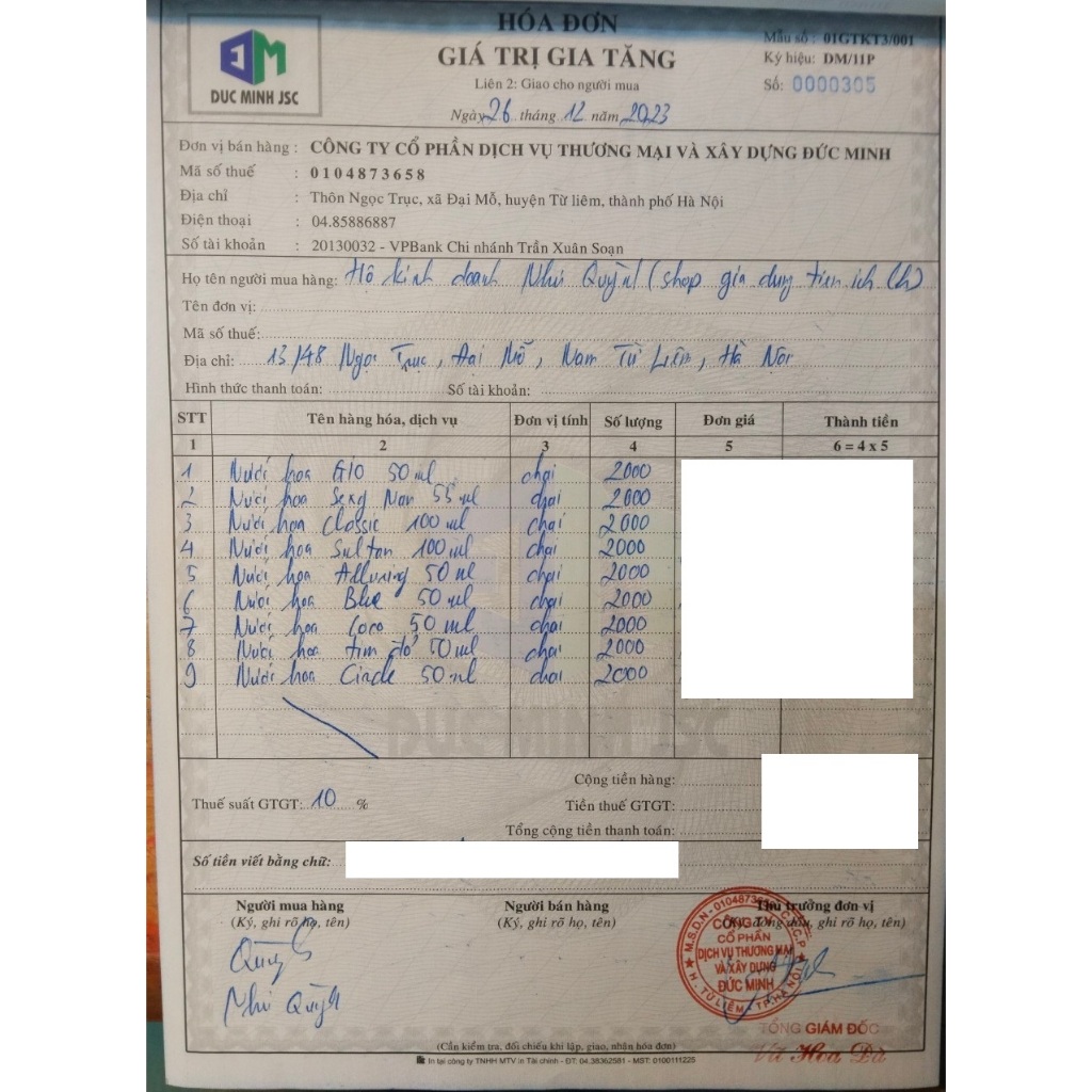 Nước hoa nam thơm lâu, Nước hoa nam Gio chao 50ml - Thơm nức mũi, quyến rũ, dùng là phê