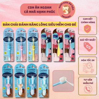 Bàn Chải Đánh Răng Lông Siêu Mềm Cho Bé 6 Tháng Và 2 Tuổi