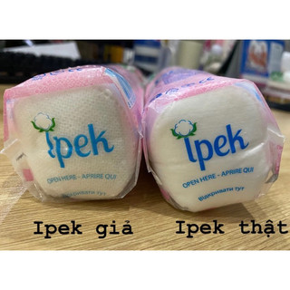 Bông tẩy trang ipek -aura 150 miếng
