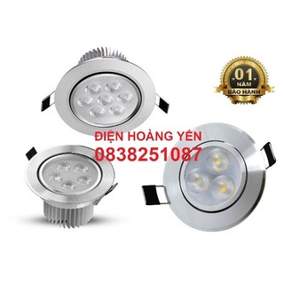ĐÈN LED MẮT ẾCH ÂM TRẦN 3W, 5W, 7W, 9W