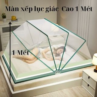 Màn chụp tự bung khung xếp người lớn cao cấp chống muỗi - Mùng chụp tự bung gấp gọn tiện dụng thông minh 