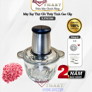 Máy xay thịt cao cấp lock&lock meat chopper ejm186slv - 2,4l - hàng chính hãng bảo hành 2 năm