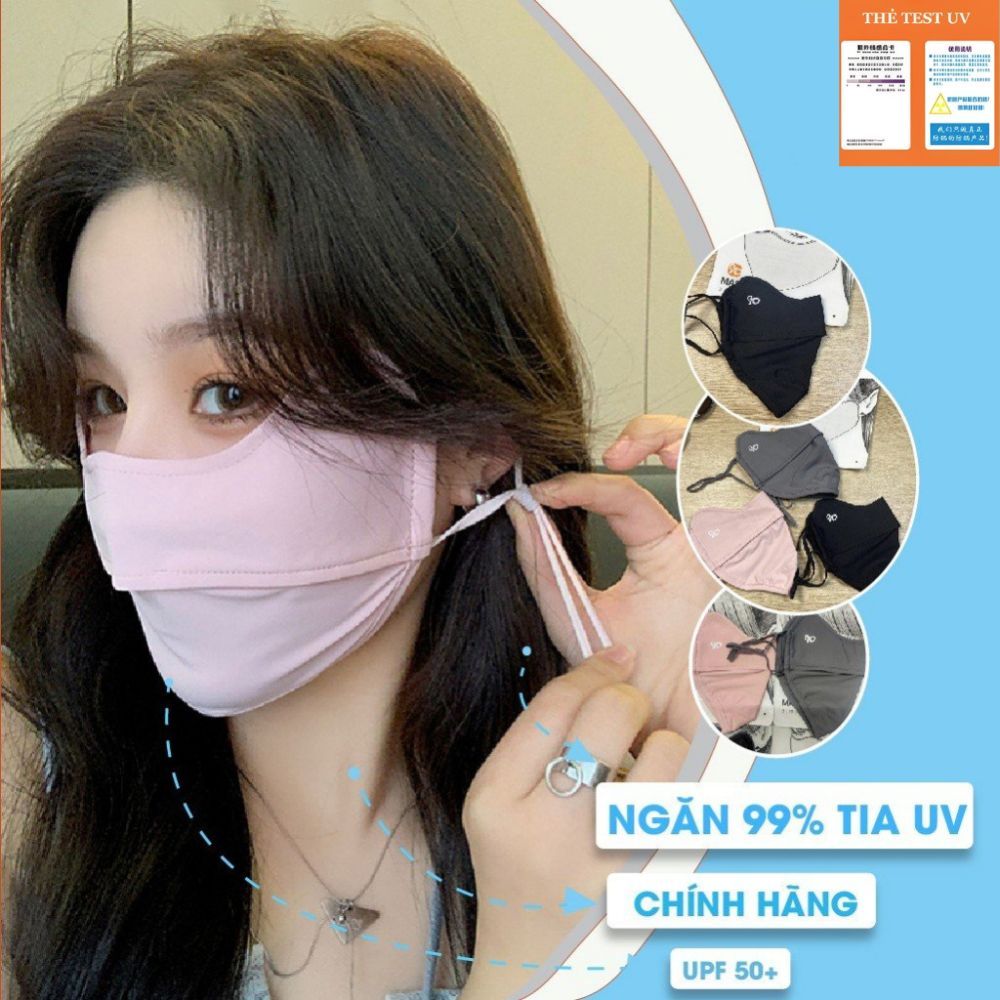 Khẩu Trang Chống Tia UV Chính Hãng  Khẩu Trang Chống Tia UV Phiên Bản Mùa Hè ( a muoi)