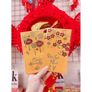 Bao lì xì nhung đỏ Bao lì xì tết 2025