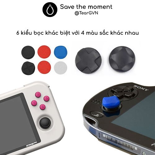 Bộ nút bọc Analog 6 phong cách cho PS Vita / Retroid Pocket 3