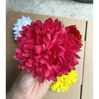 Đầu bông cúc vạn thọ size 10cm trang trí hoa giả