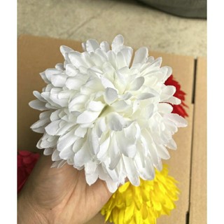 Đầu bông cúc vạn thọ size 10cm trang trí hoa giả
