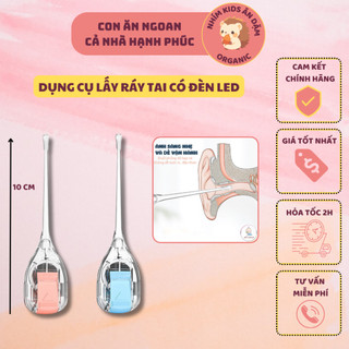 [Màu ngẫu nhiên] Dụng Cụ Lấy Ráy Tai Có Đèn Led Tiện Ích