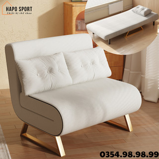 Ghế Sofa Giường Đa Năng Có 5 Nấc Điểu Chỉnh Chế Độ Ngả Lưng, Sofa Bed Gấp Gọn Vải Nhung Cao Cấp  Chịu Tải 400kg  Mẫu Mới