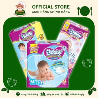 Tã Quần/ Dán Bobby Đủ size (NB108, NB70, S80, M76,L68,XL62,XXL56)- Cộng miếng - Mẫu mới ngừa hâm, chống tràn tốt