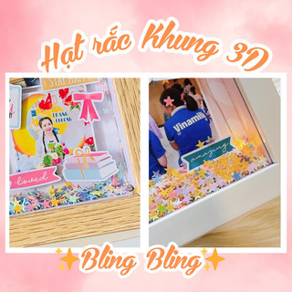 ✨10gram hạt rắc kim sa BlingBling✨ trang trí khung ảnh nổi 3D