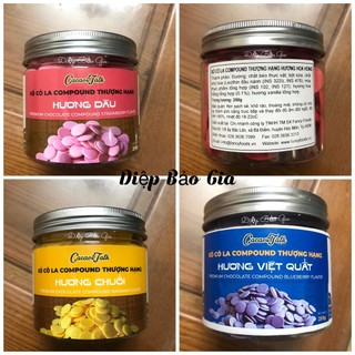 Socola nút thượng hạng hương trái cây Cacao Talk 250g