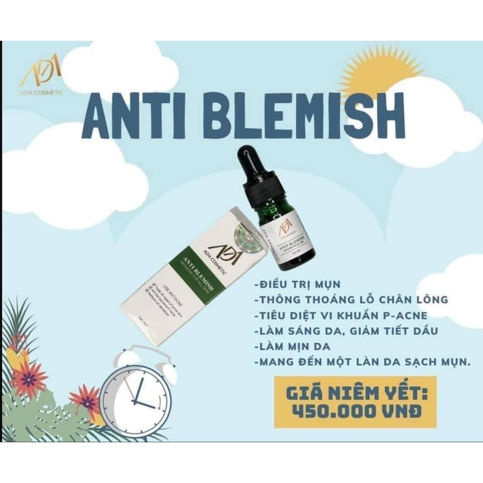 Serum Trị mụn ẩn Anti Blemish 5ml cho mọi loại da, phục hồi tổn thương