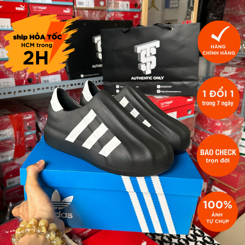 ADIDAS ADIFOM SUPERSTAR BLACK IG0241 HQ8752 FULL BOX TAG AUTH