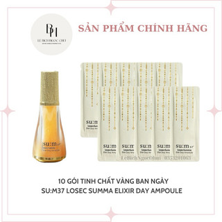 Combo 10 gói tinh chất vàng ban ngày sum losec summa sum37 - su:m37 losec summa elixir day ampoule