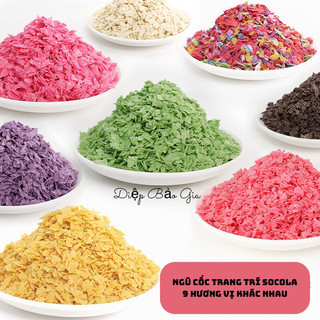  Ngũ cốc vụn bánh quy giòn nhiều vị trang trí socola 100g 