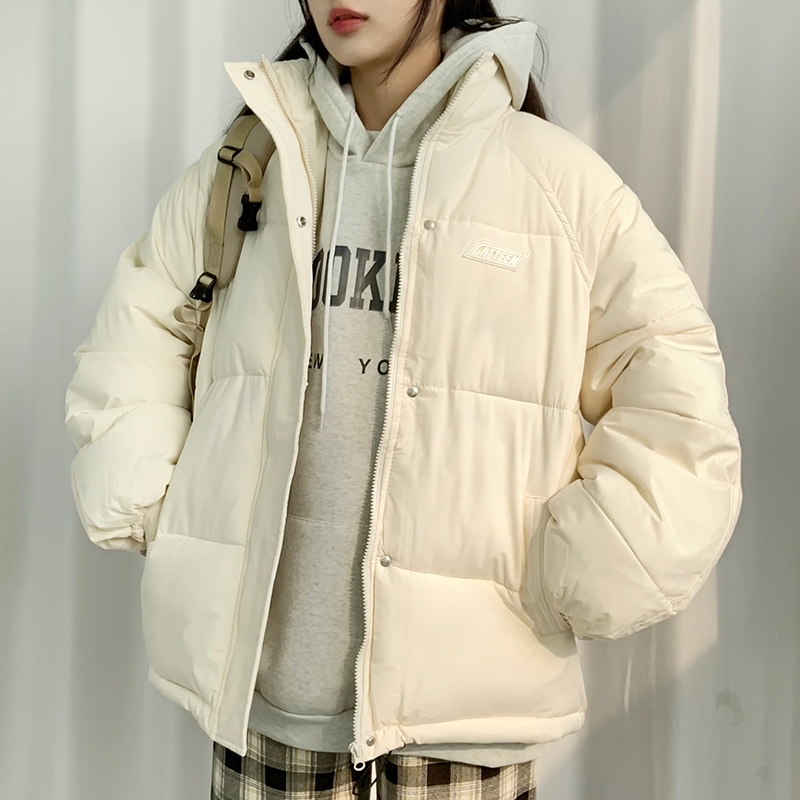 Áo khoác phao logo Quảng Châu nữ SIÊU ẤM, Loại 1 nhồi bông dày dặn , áo khoác phao nữ mùa đông, áo phao béo Unisex