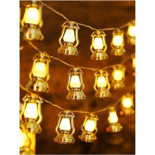 Dây Đèn LED 300cm Hình Đèn Bão Trí Nhà Cửa/Sân Vườn