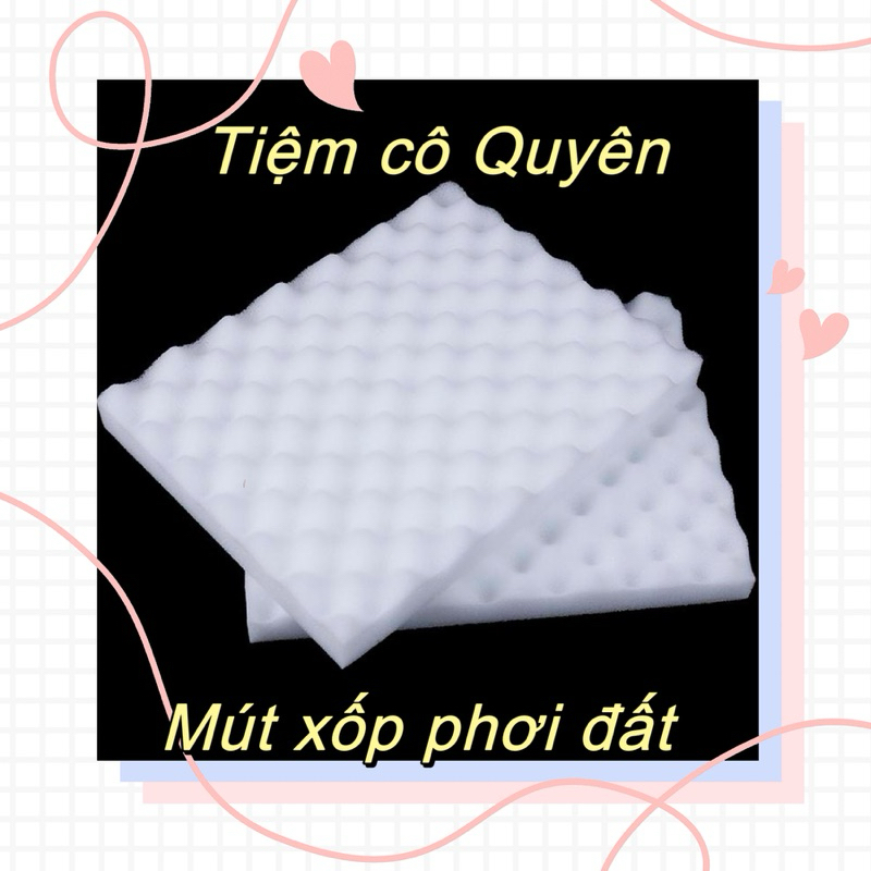 Mút xốp phơi đất sét