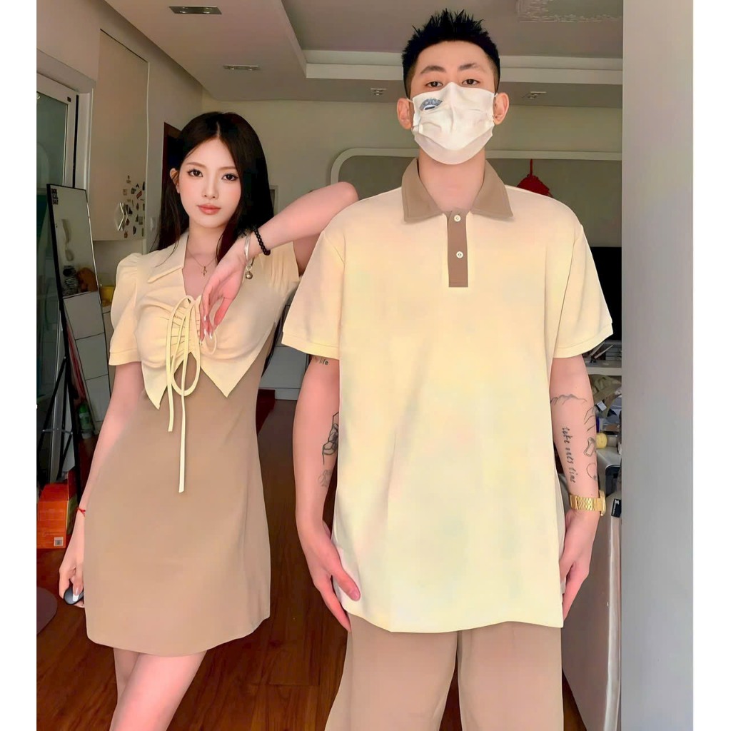 Giá Sỉ - Set Váy Áo Đôi Cotton Mềm Mịn Thời Trang
