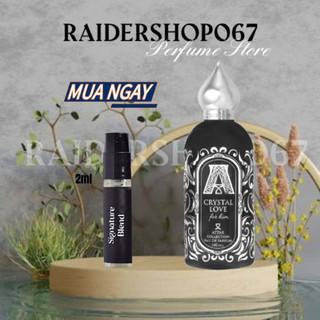 Nước Hoa Attar Crystal love for him - Nước hoa nam ngọt ngào quyến rũ EDP 10ml