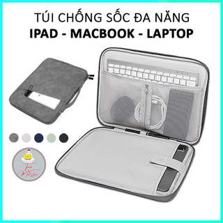 Túi đựng laptop macbook, túi chống sốc laptop 13inch chống nước, 2 ngăn đựng có qoai xách phù hợp đựng macbook 13 inch