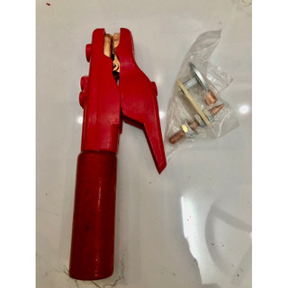 Combo kìm hàn cán gỗ 600A + kẹp mát nam châm