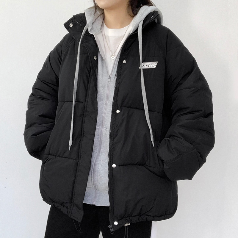 Áo khoác phao logo Quảng Châu nữ SIÊU ẤM, Loại 1 nhồi bông dày dặn , áo khoác phao nữ mùa đông, áo phao béo Unisex