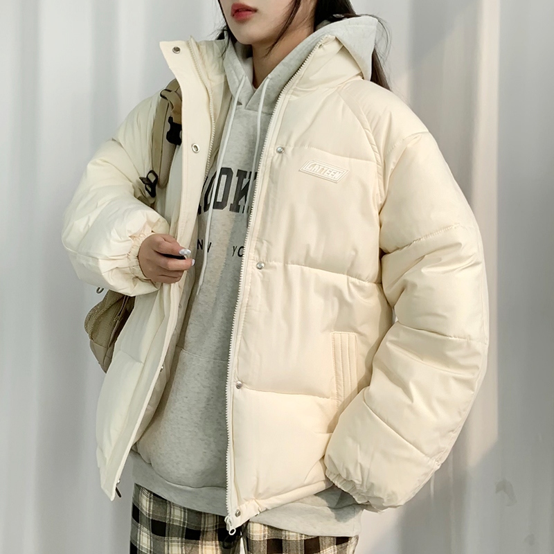 Áo khoác phao logo Quảng Châu nữ SIÊU ẤM, Loại 1 nhồi bông dày dặn , áo khoác phao nữ mùa đông, áo phao béo Unisex